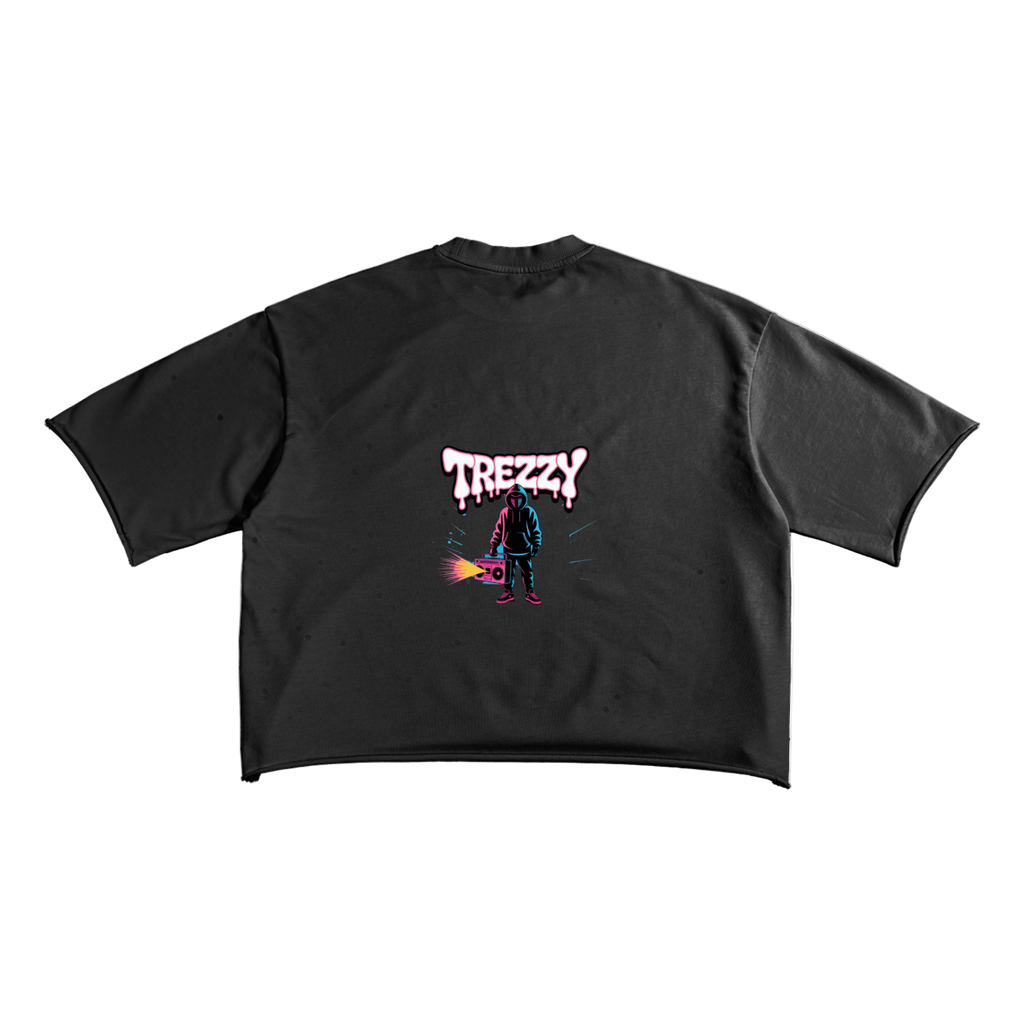 French Terry Raw Edge T-Shirt