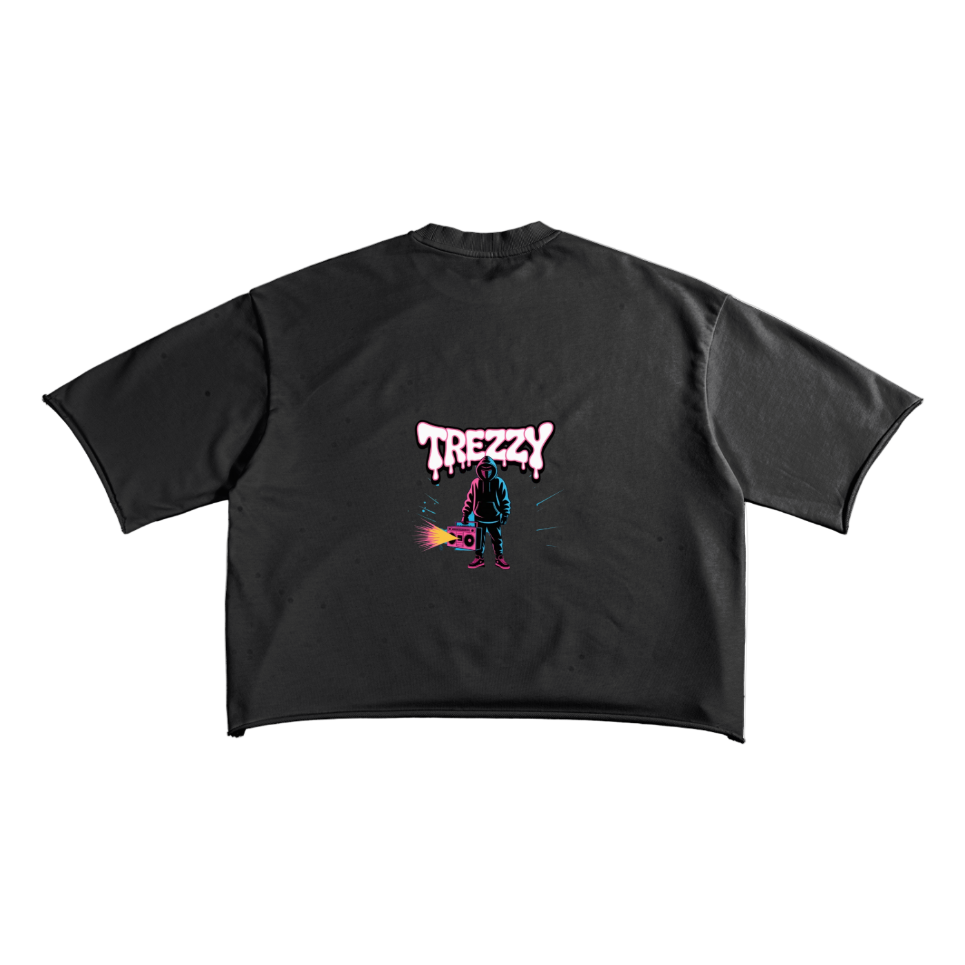 French Terry Raw Edge T-Shirt
