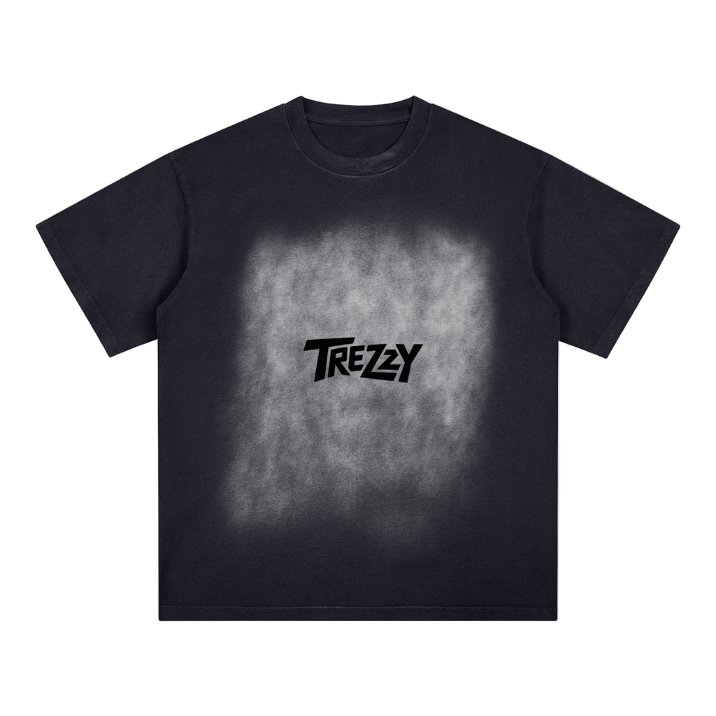 Square Patch Monkey Washed T-Shirt