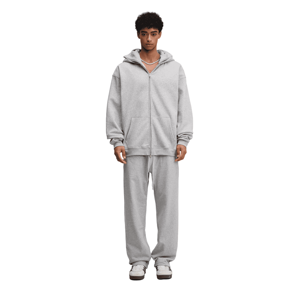 Windproof Sports Zip-up Hoodie with Built-in Face Mask