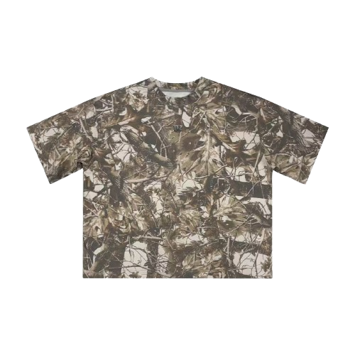 Cropped Camouflage  T-shirt