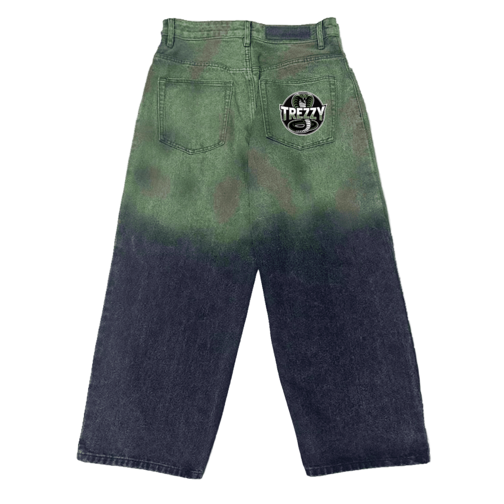 Unissex Aurora Loose Wide-leg Jeans