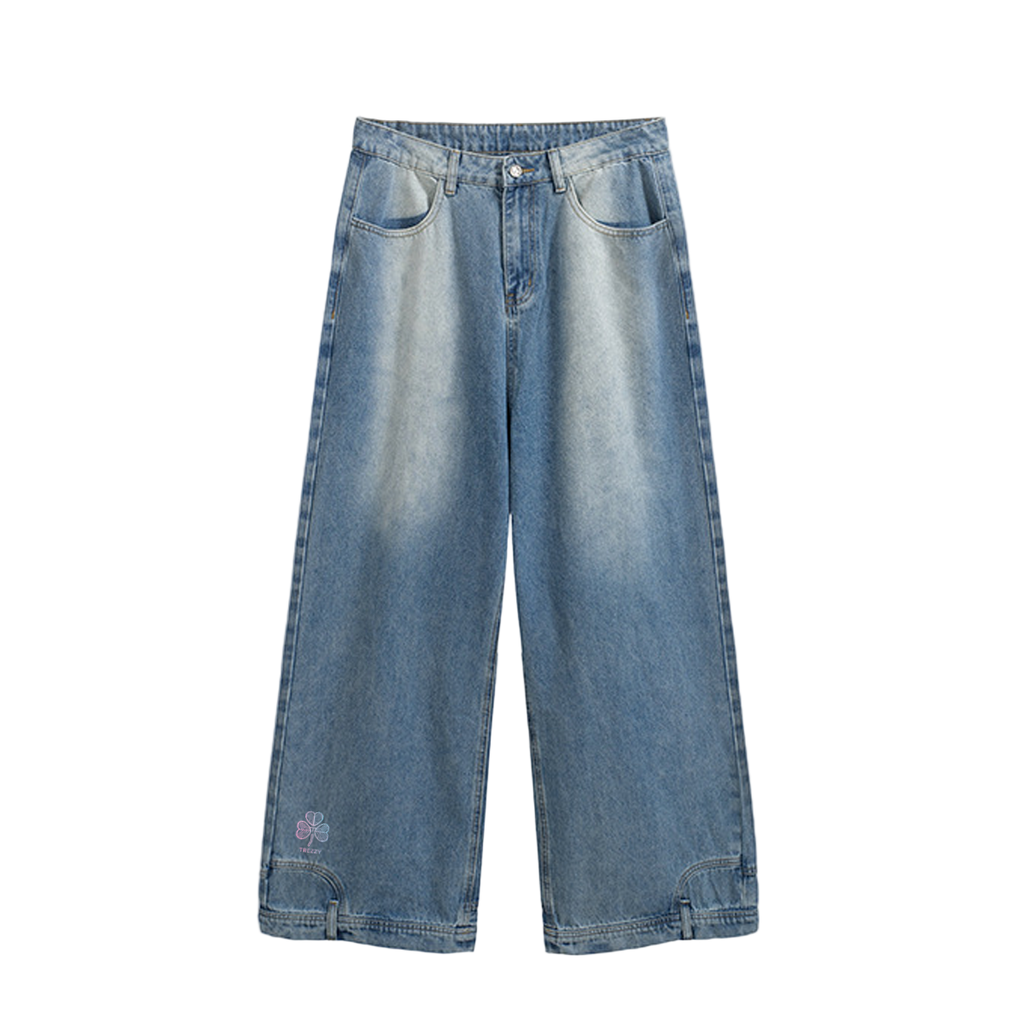 2024 Mirror Wide-leg Jeans