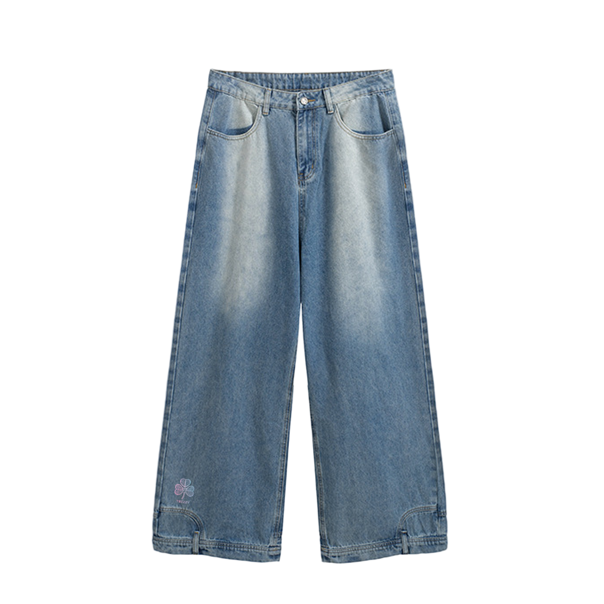 2024 Mirror Wide-leg Jeans