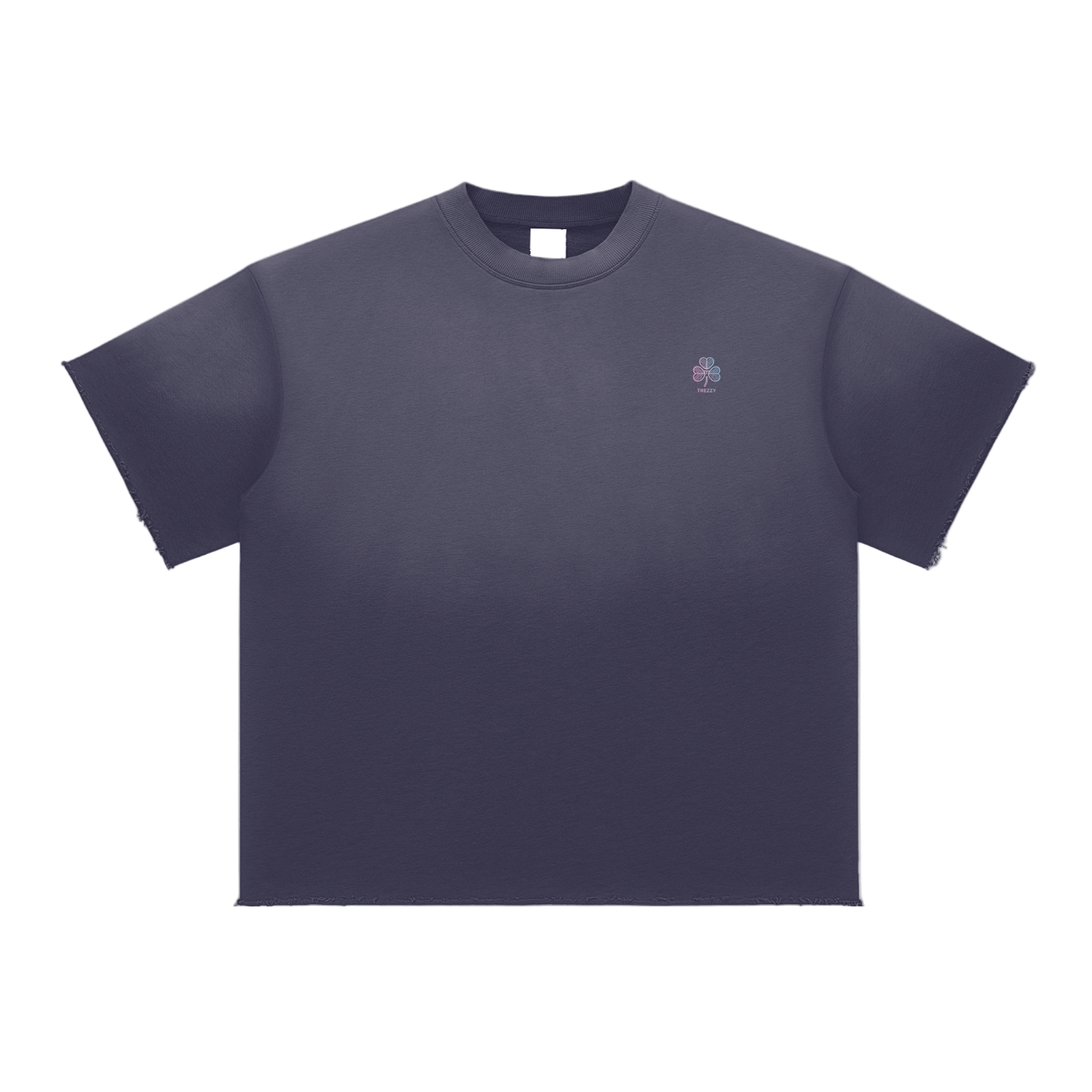 Sun Fade Raw Edge T-Shirt