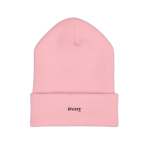 Pink Cuffed Beanie