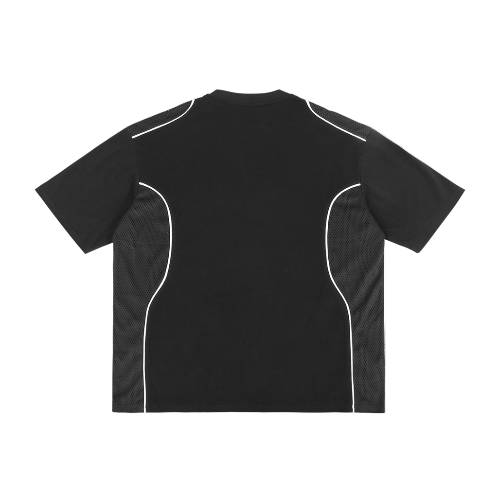 Contrast Piped Panel T-Shirt