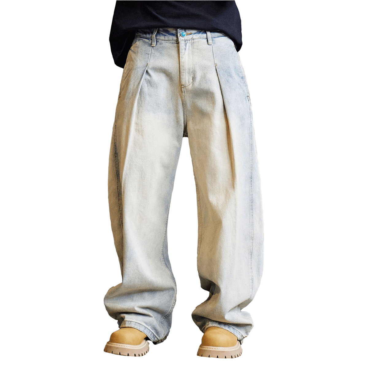Relaxed Wide-Leg Jeans