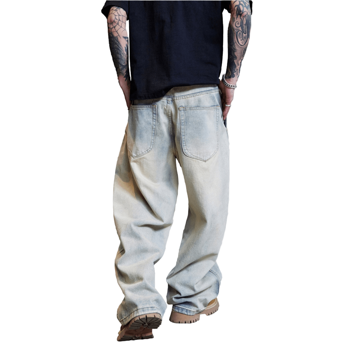Relaxed Wide-Leg Jeans