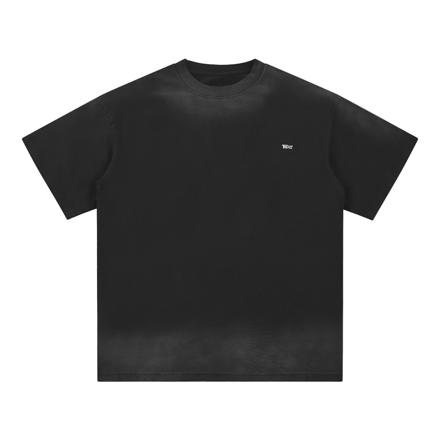 Petite Crew Neck Sunfade Edge T-Shirt