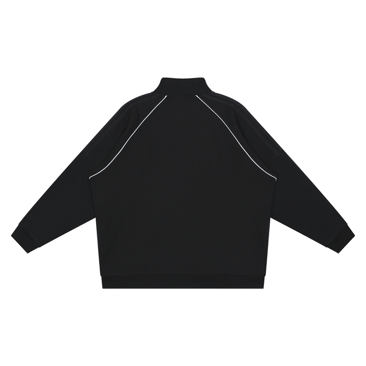 Reflection Striped Raglan Sleeve  Jacket