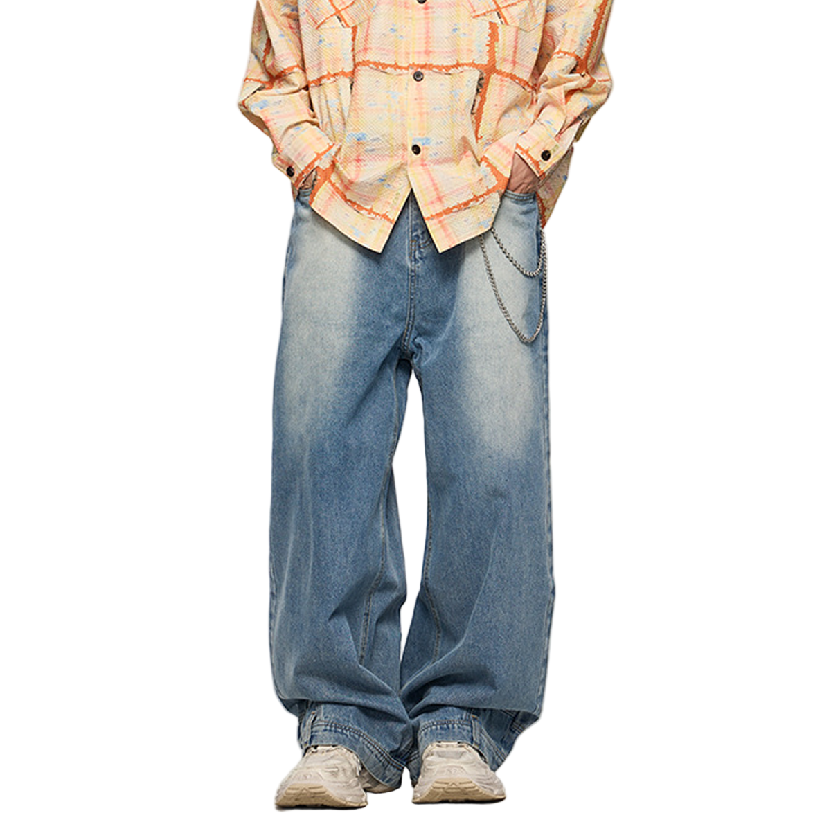 2024 Mirror Wide-leg Jeans