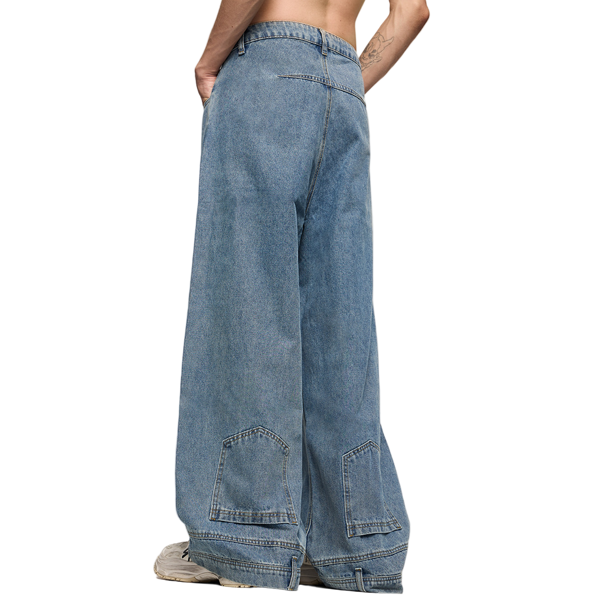 2024 Mirror Wide-leg Jeans