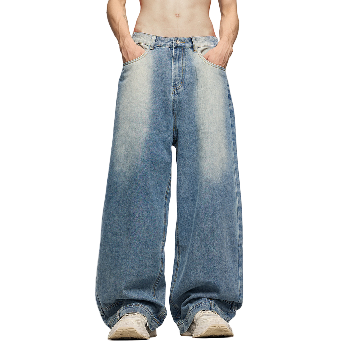 2024 Mirror Wide-leg Jeans