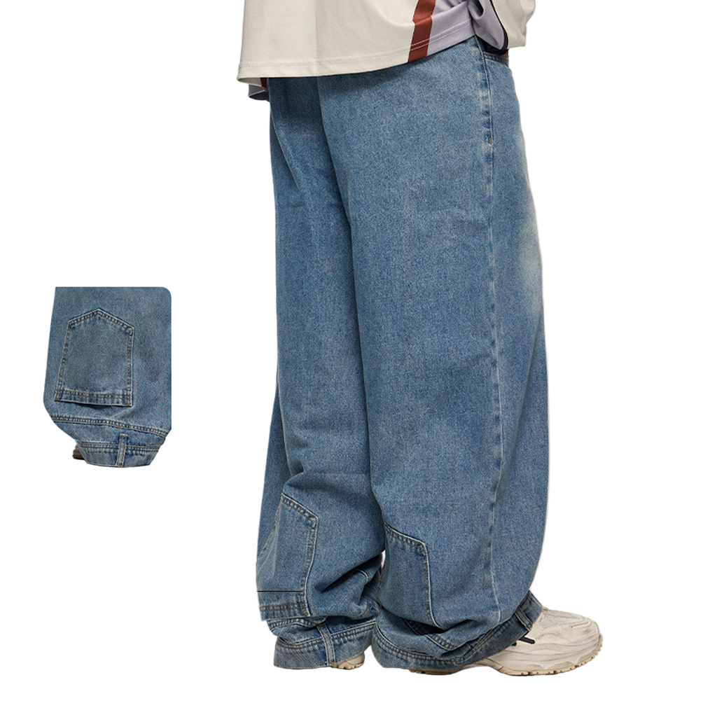 2024 Mirror Wide-leg Jeans