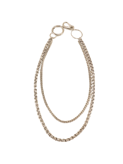 Double-Layered Metal Chain Belt