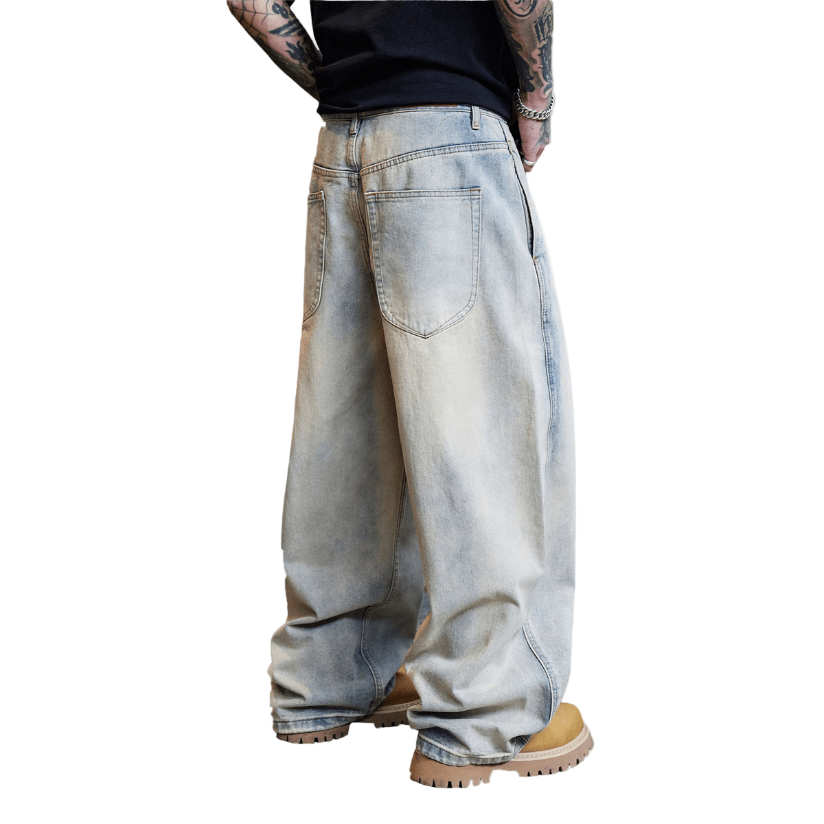 Relaxed Wide-Leg Jeans