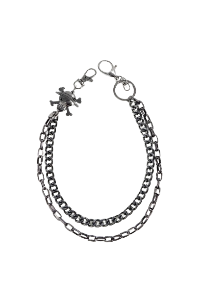 Treasure Point Shape Double Layer Alloy Belt