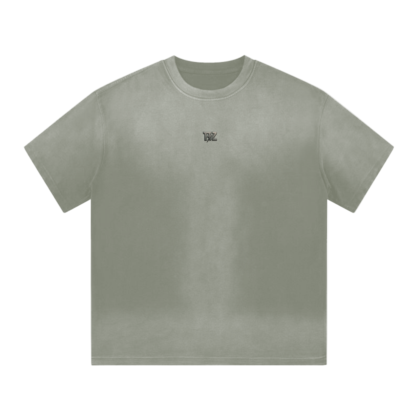 “I” Shape Gradient Washed T-Shirt