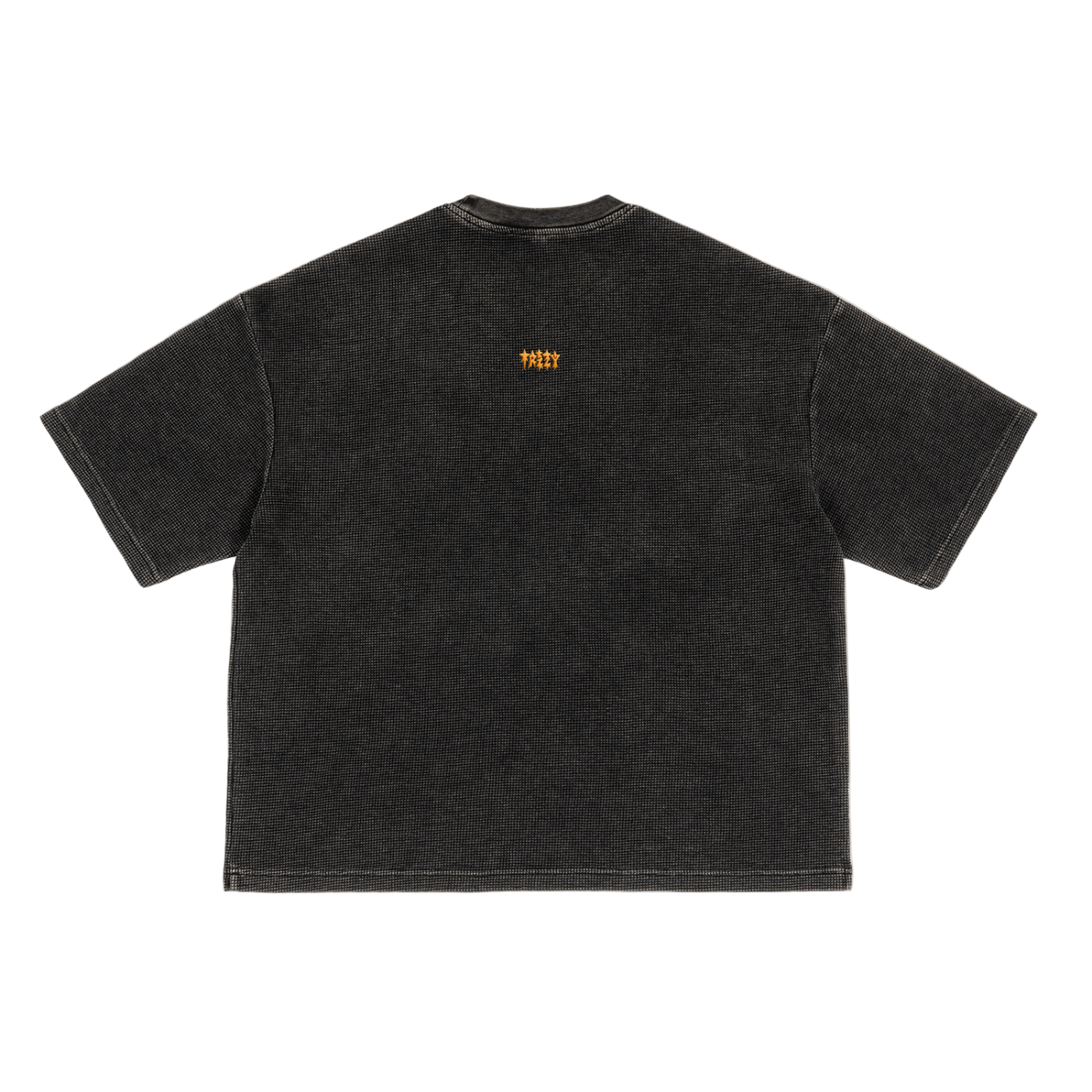 Textured Waffle Washed Boxy T-Shirt