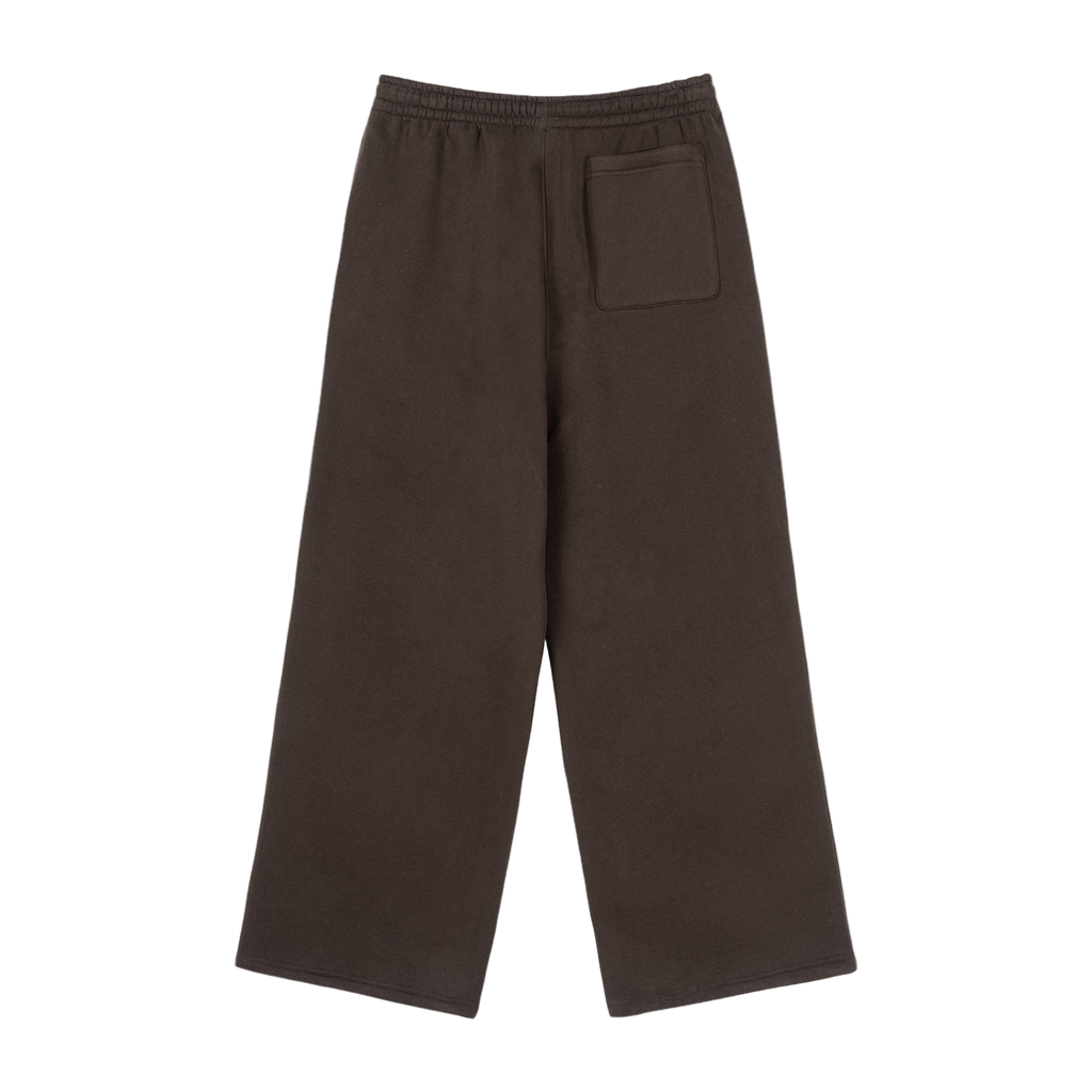 Fleece Drawstring Straight-Leg Sweatpants