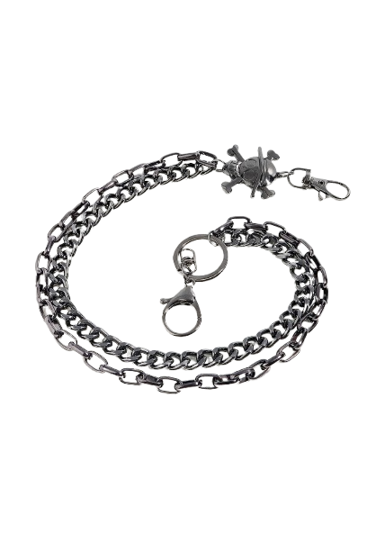 Treasure Point Shape Double Layer Alloy Belt