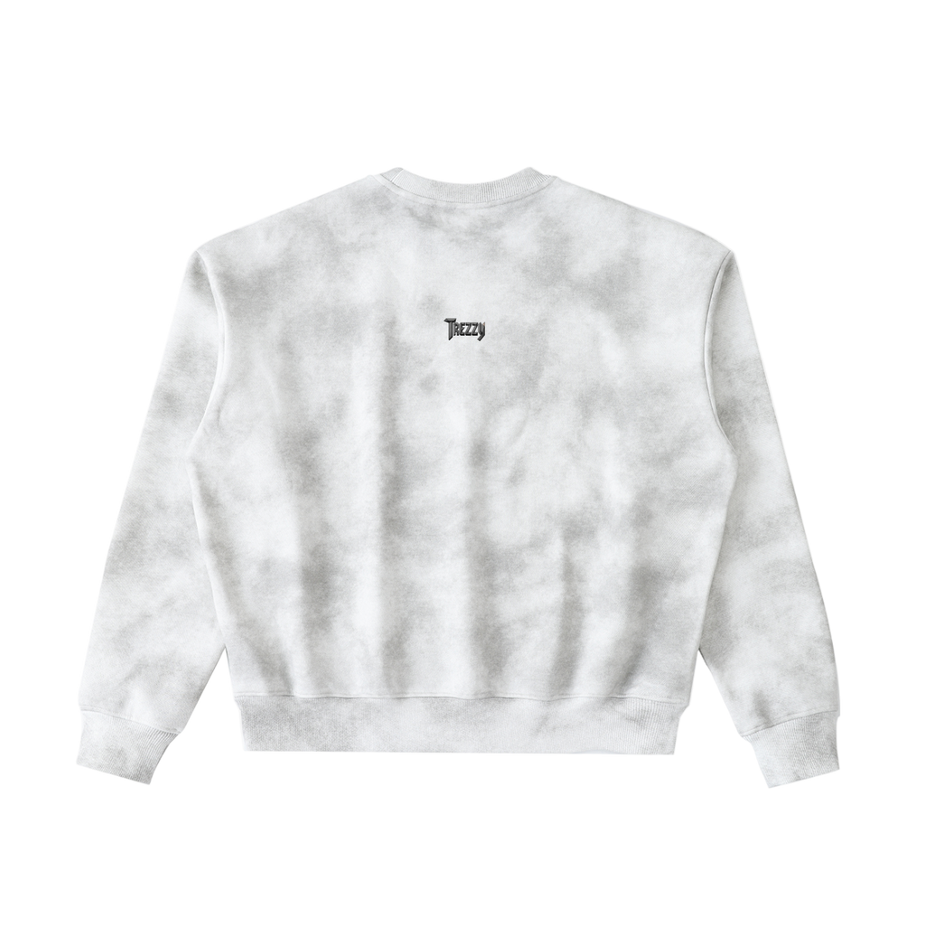 Dirty Washed Boxy Fleeced Sweatshirt