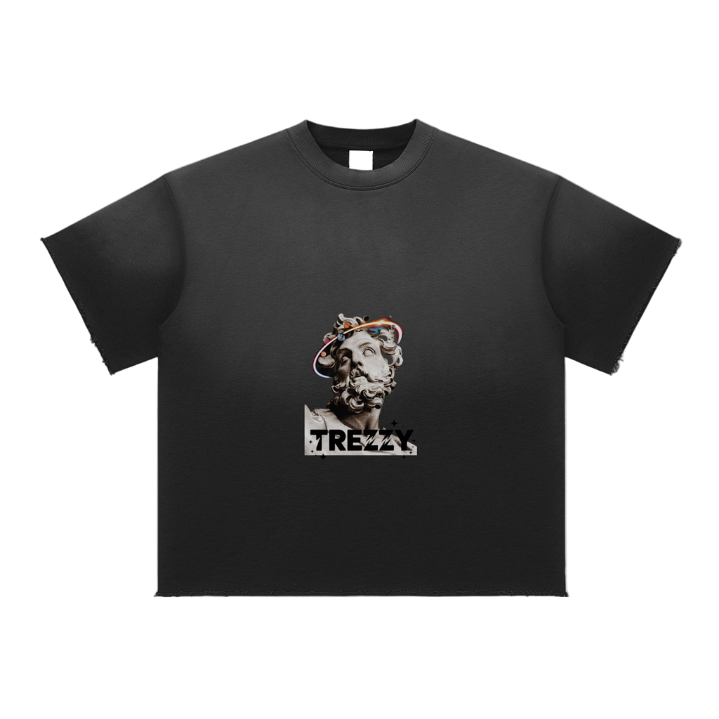 Sun Fade Raw Edge T-Shirt