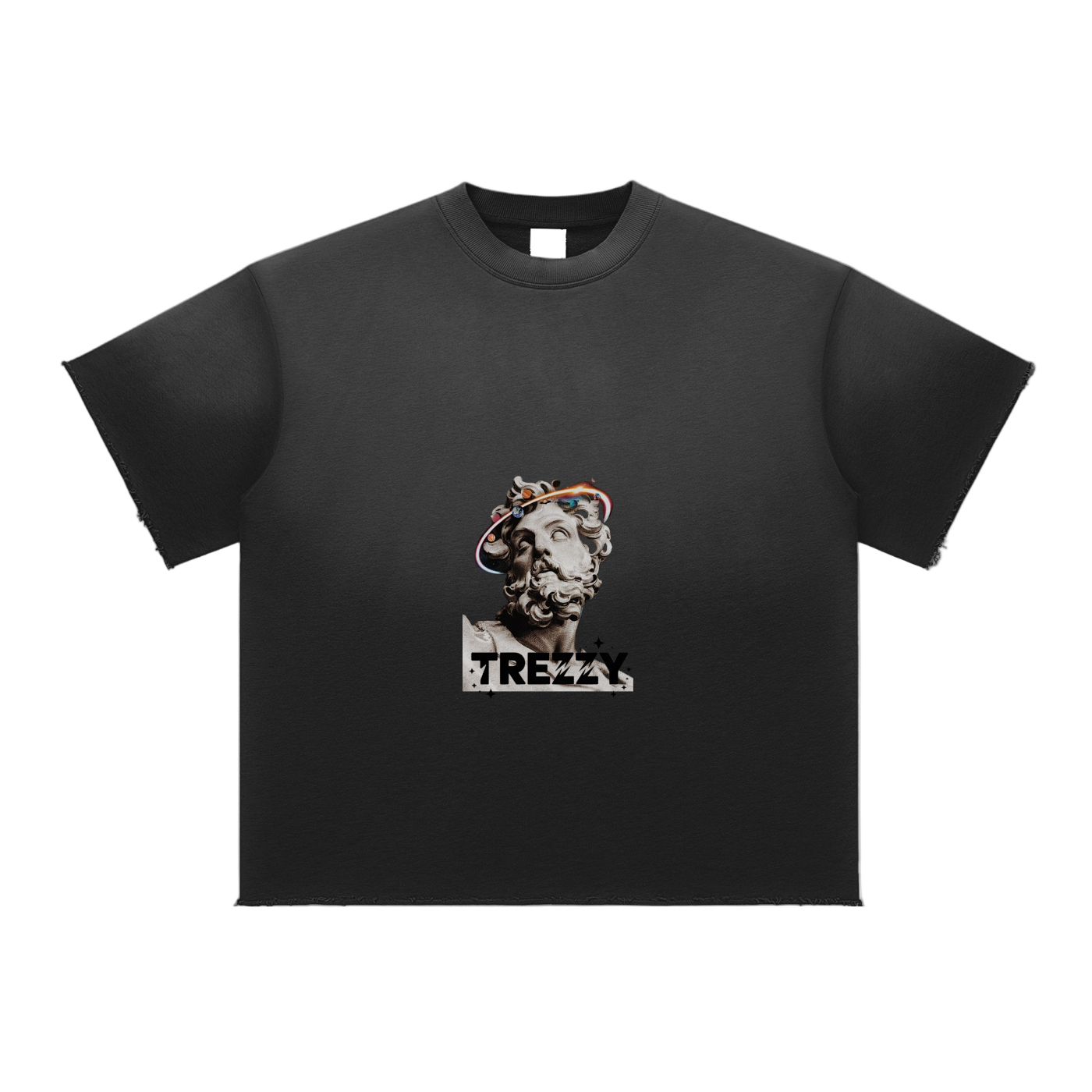 Sun Fade Raw Edge T-Shirt