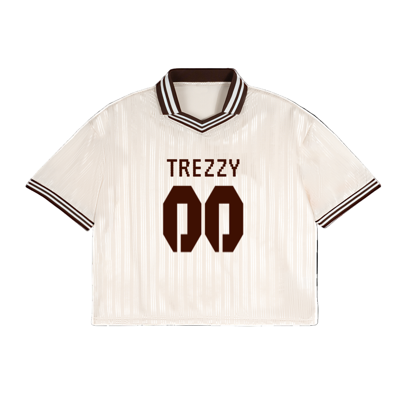 Contrast Stripes Polo Collar T-Shirt