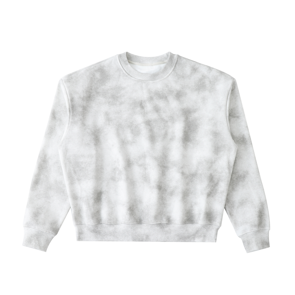 Dirty Washed Boxy Fleeced Sweatshirt