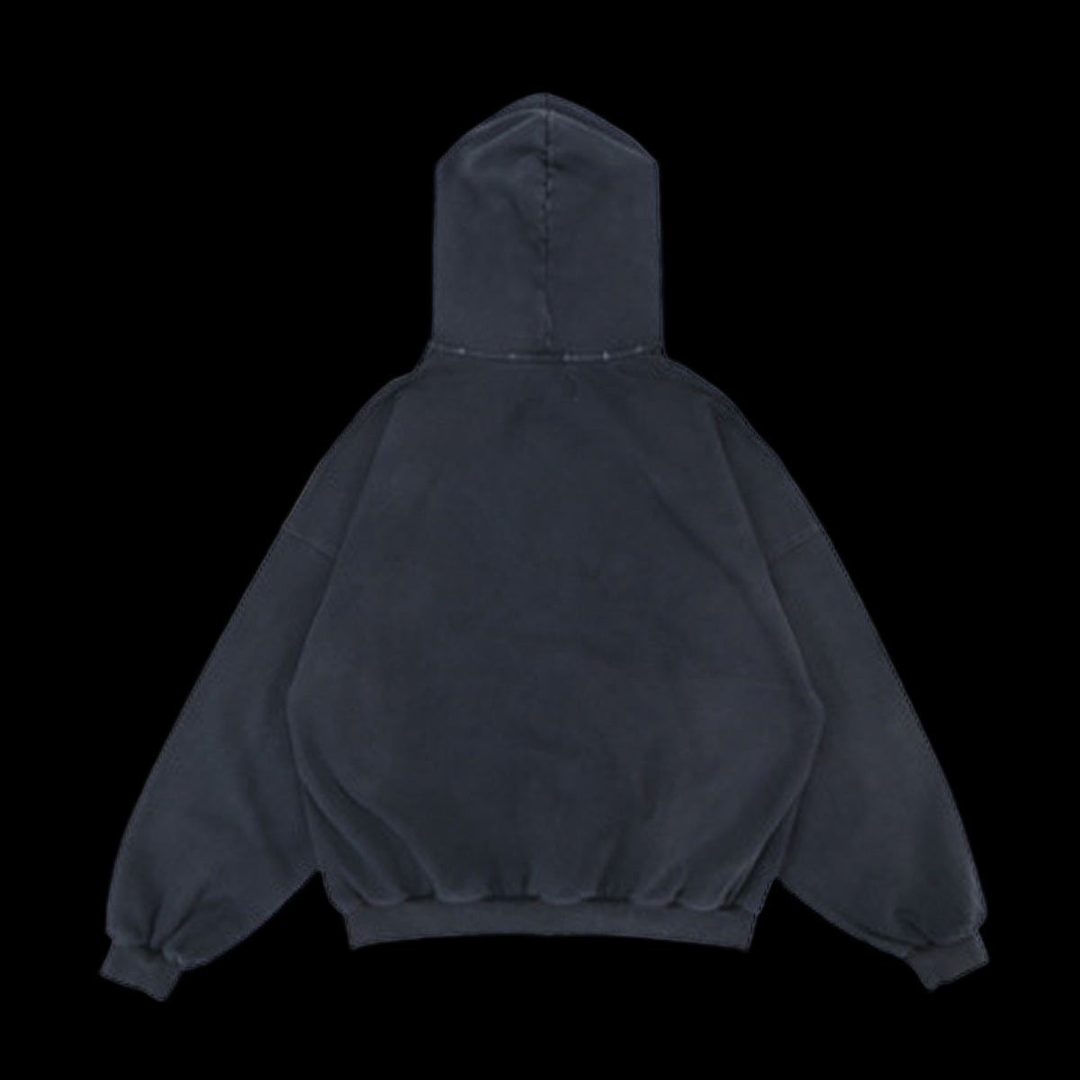 Reverse Pocket Design Distressed Hoodie
