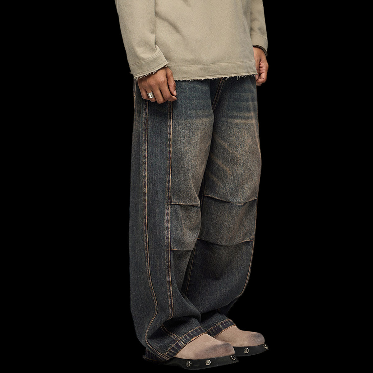 Super Quality Tailoring Straight-Leg Vintage Jeans