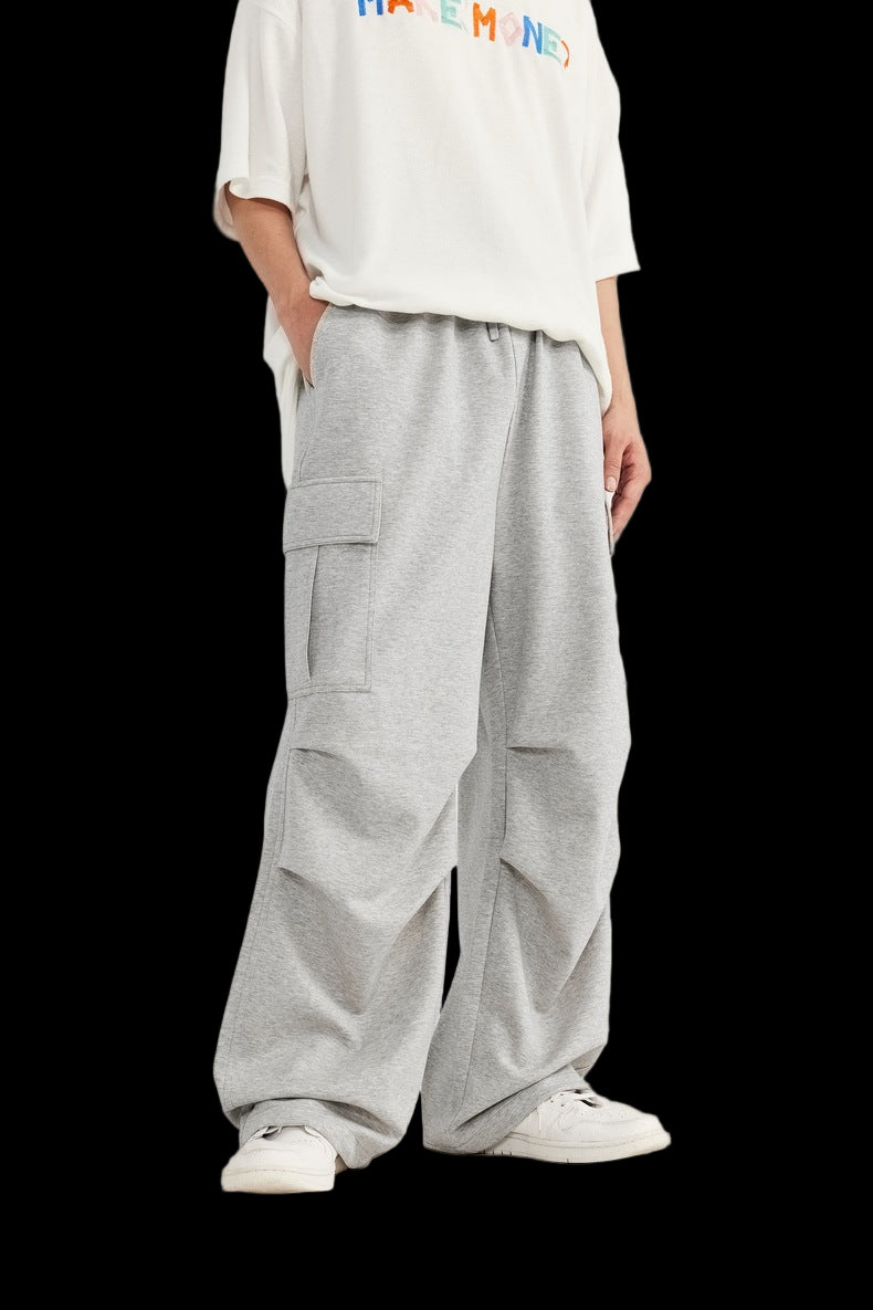Work - style wide - leg sweatpants