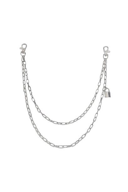 Double Layered Iron Chain Belt