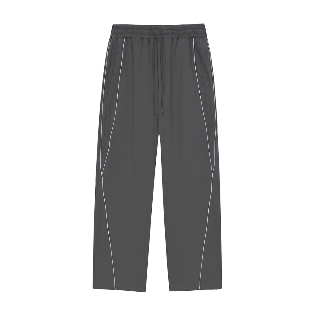 Reflection Striped Straight-Leg Sweatpants