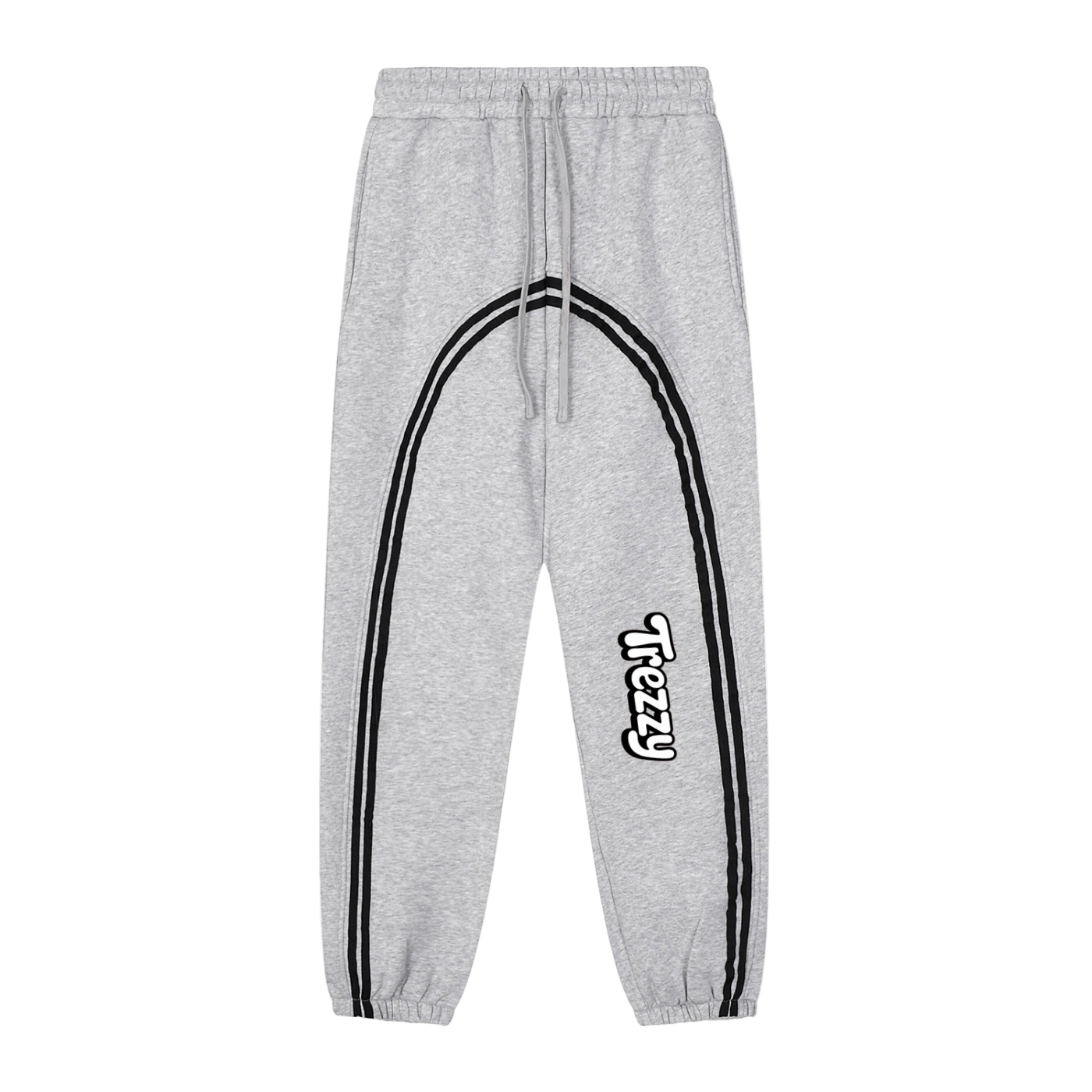 Sun Fade Contrast Tape Fleece Jogged Sweatpants