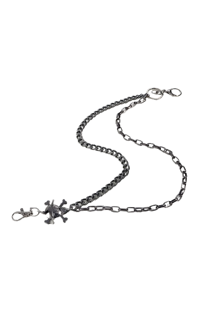 Treasure Point Shape Double Layer Alloy Belt