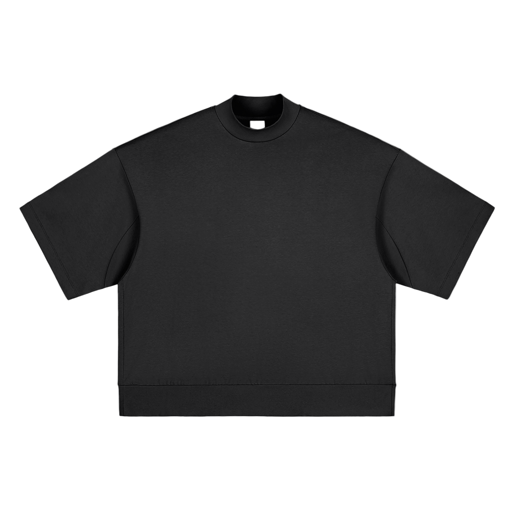Heavyweight Oversized Mock Neck T-shirt