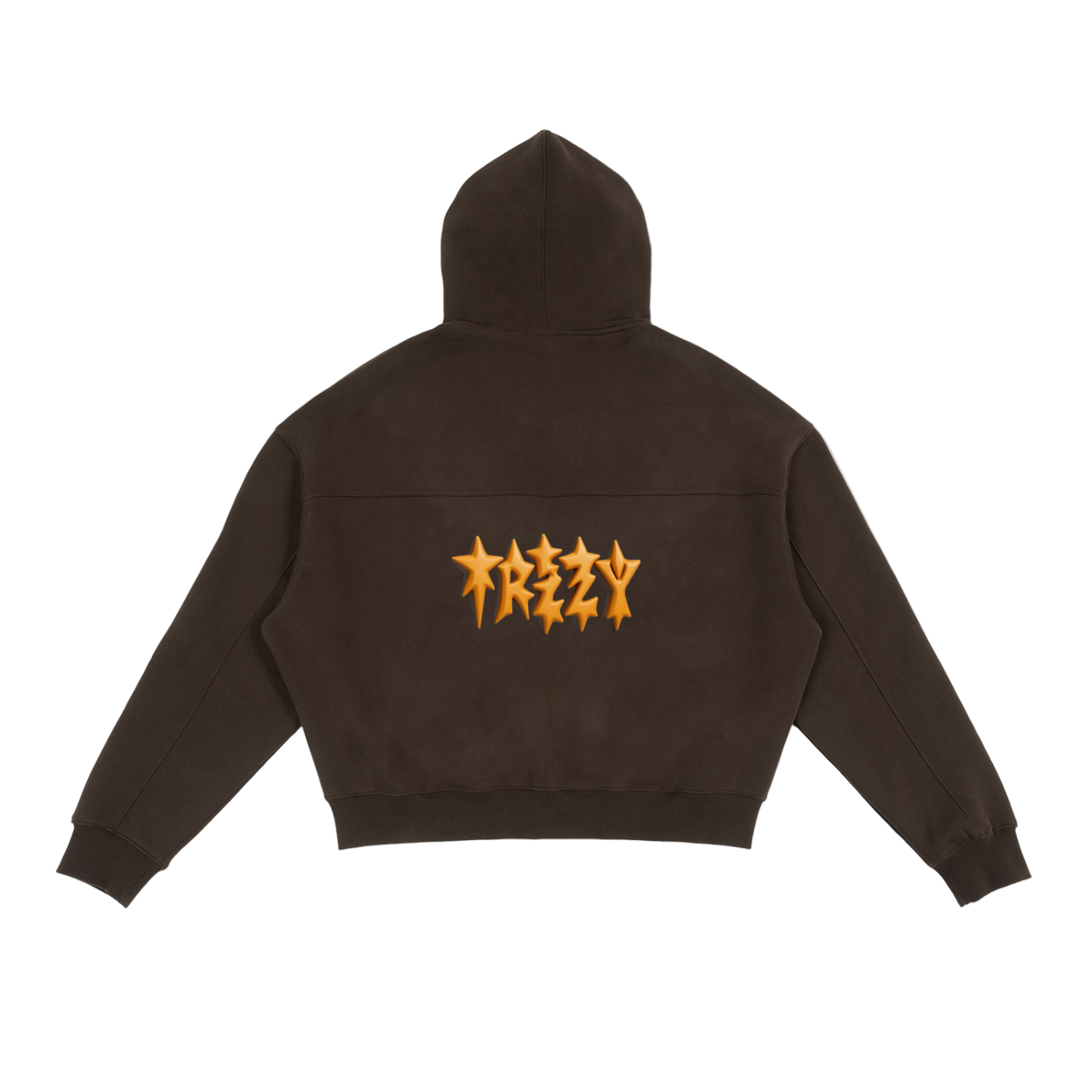 Fleece Zip-Up Boxy Hoodie