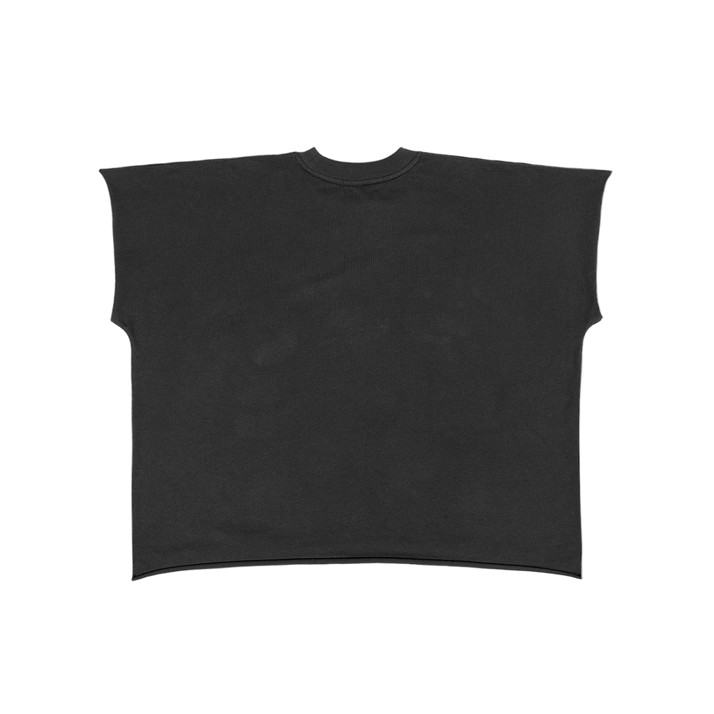 Raw Edge Boxy Non-Shrink T-Shirt