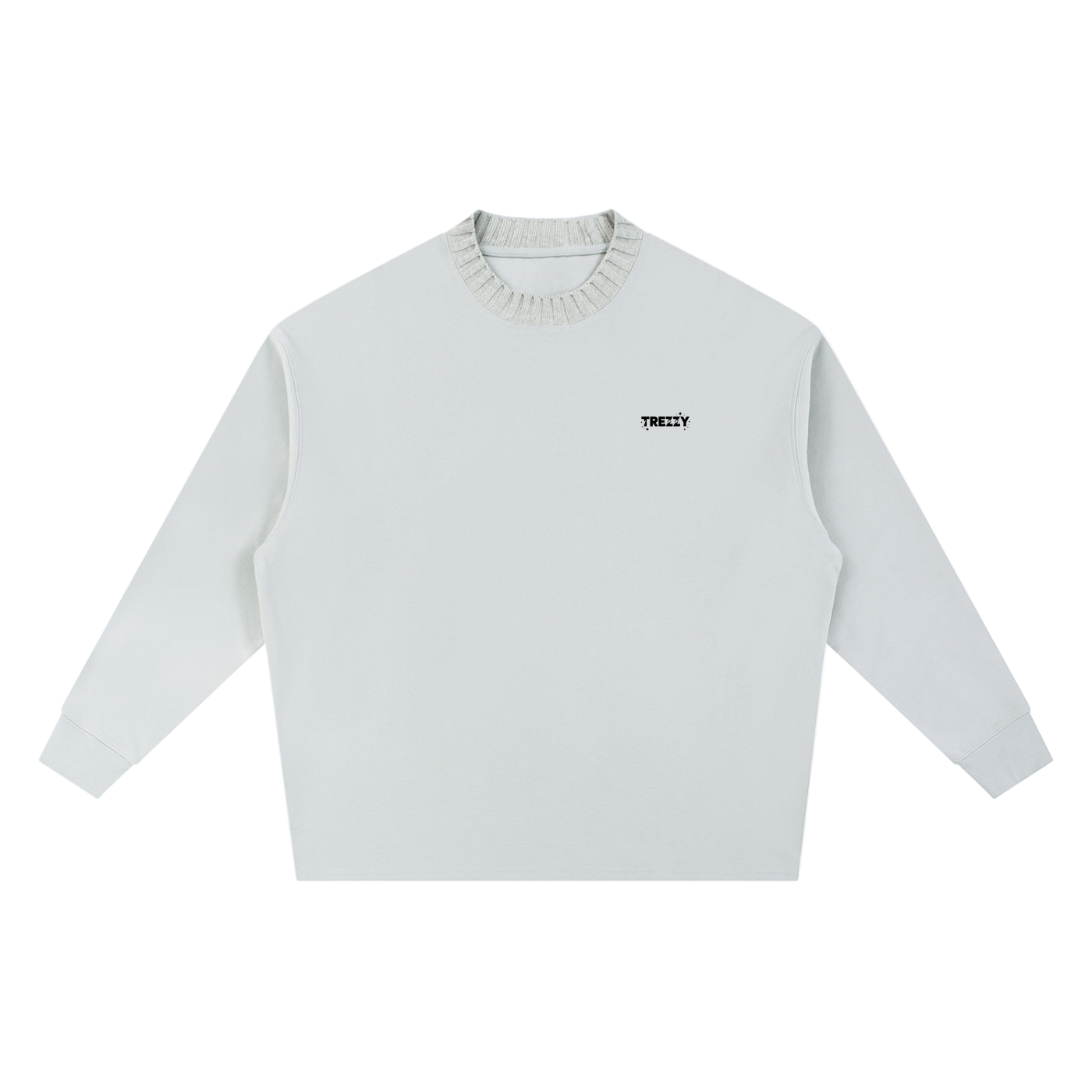 Knitted Round Neck Oversize Sweatshirt