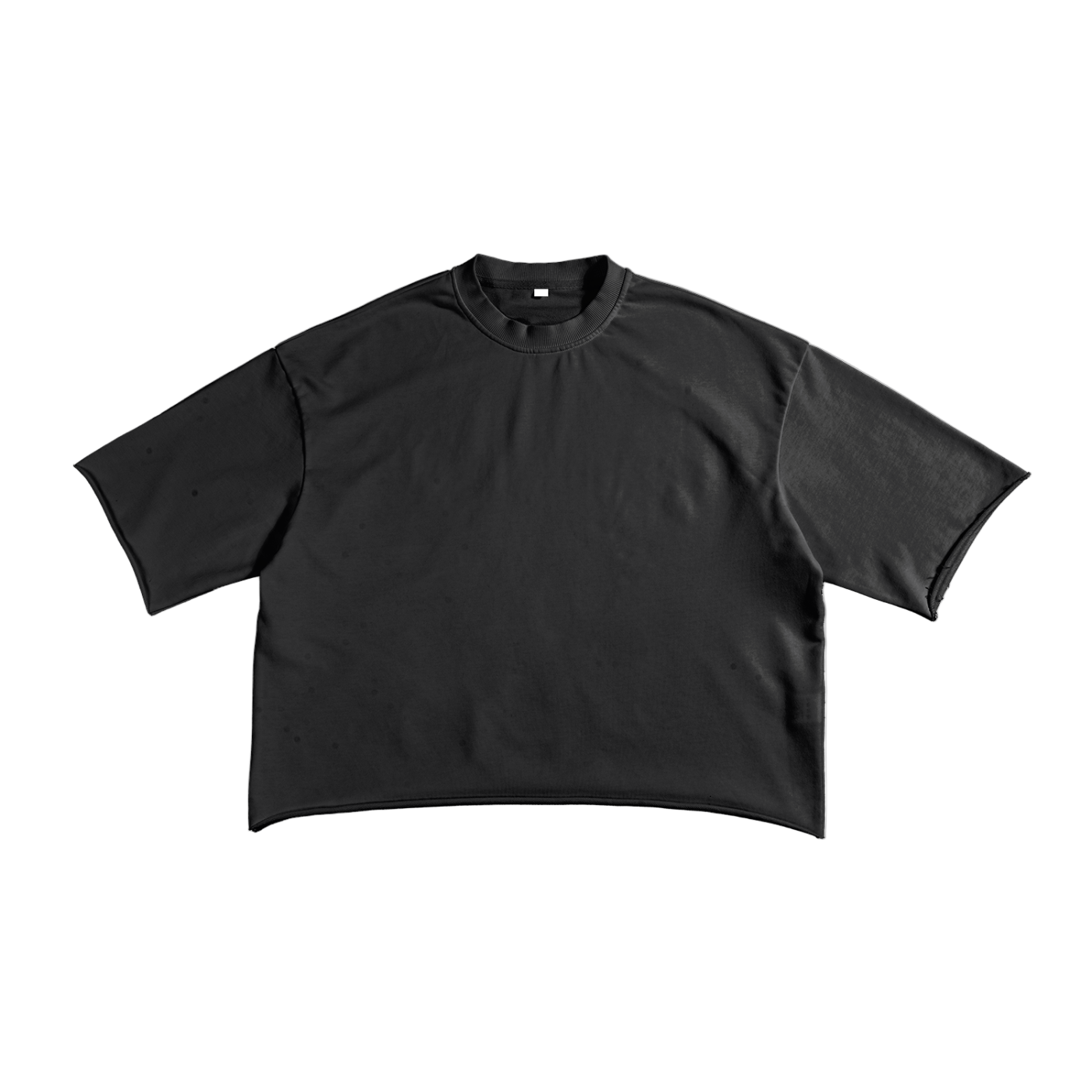 French Terry Raw Edge T-Shirt