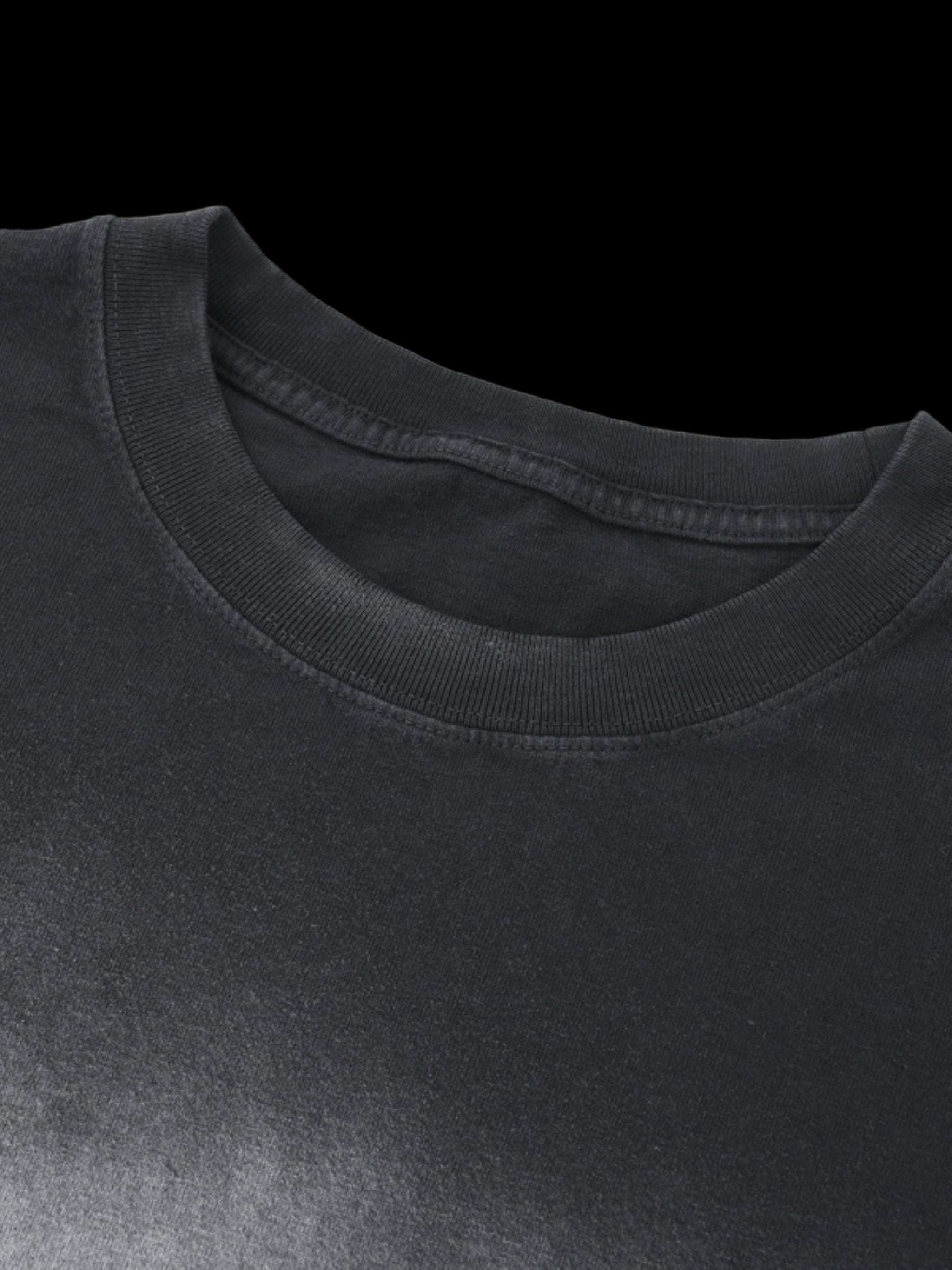 Square Patch Monkey Washed T-Shirt