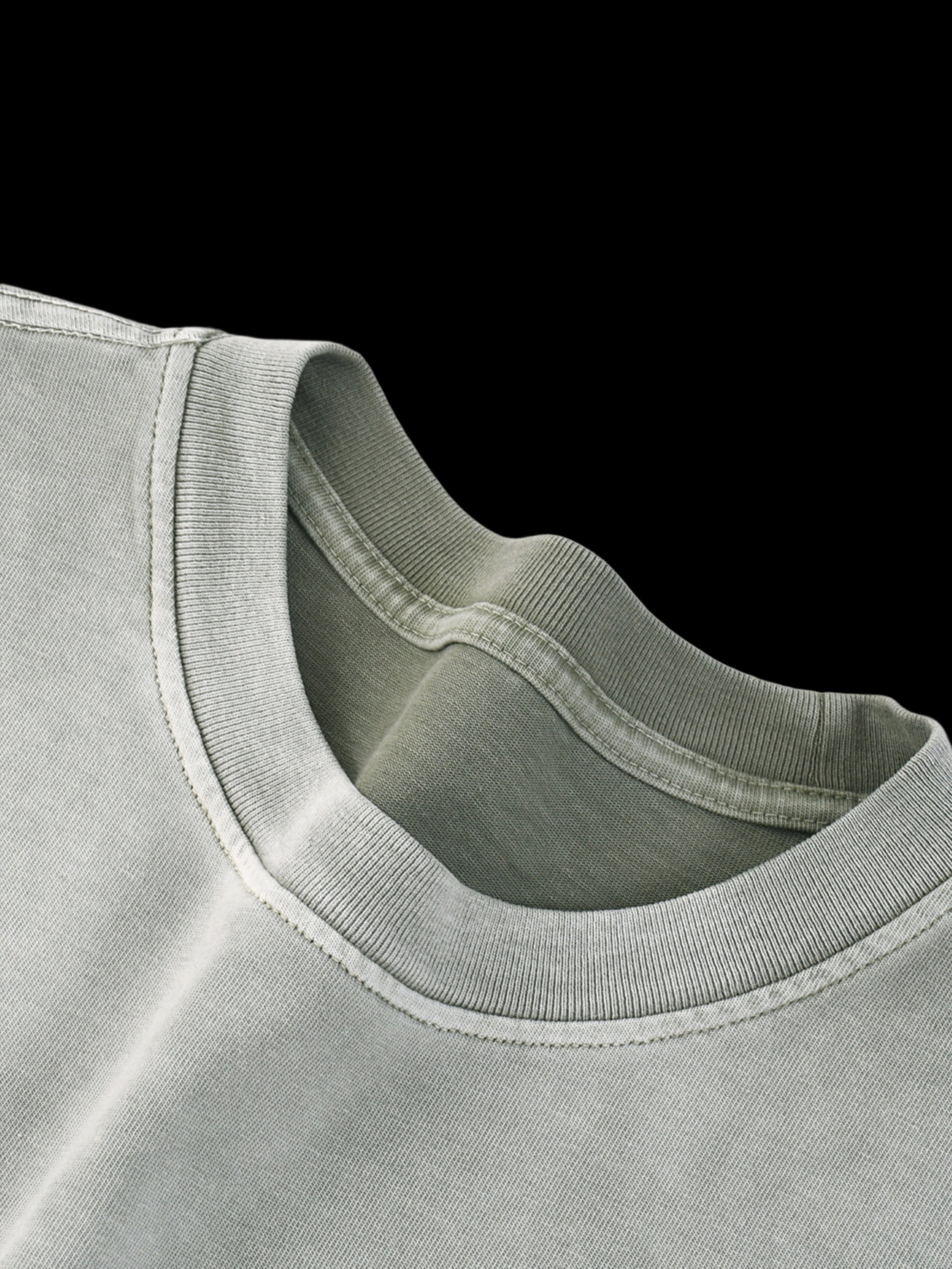 “I” Shape Gradient Washed T-Shirt