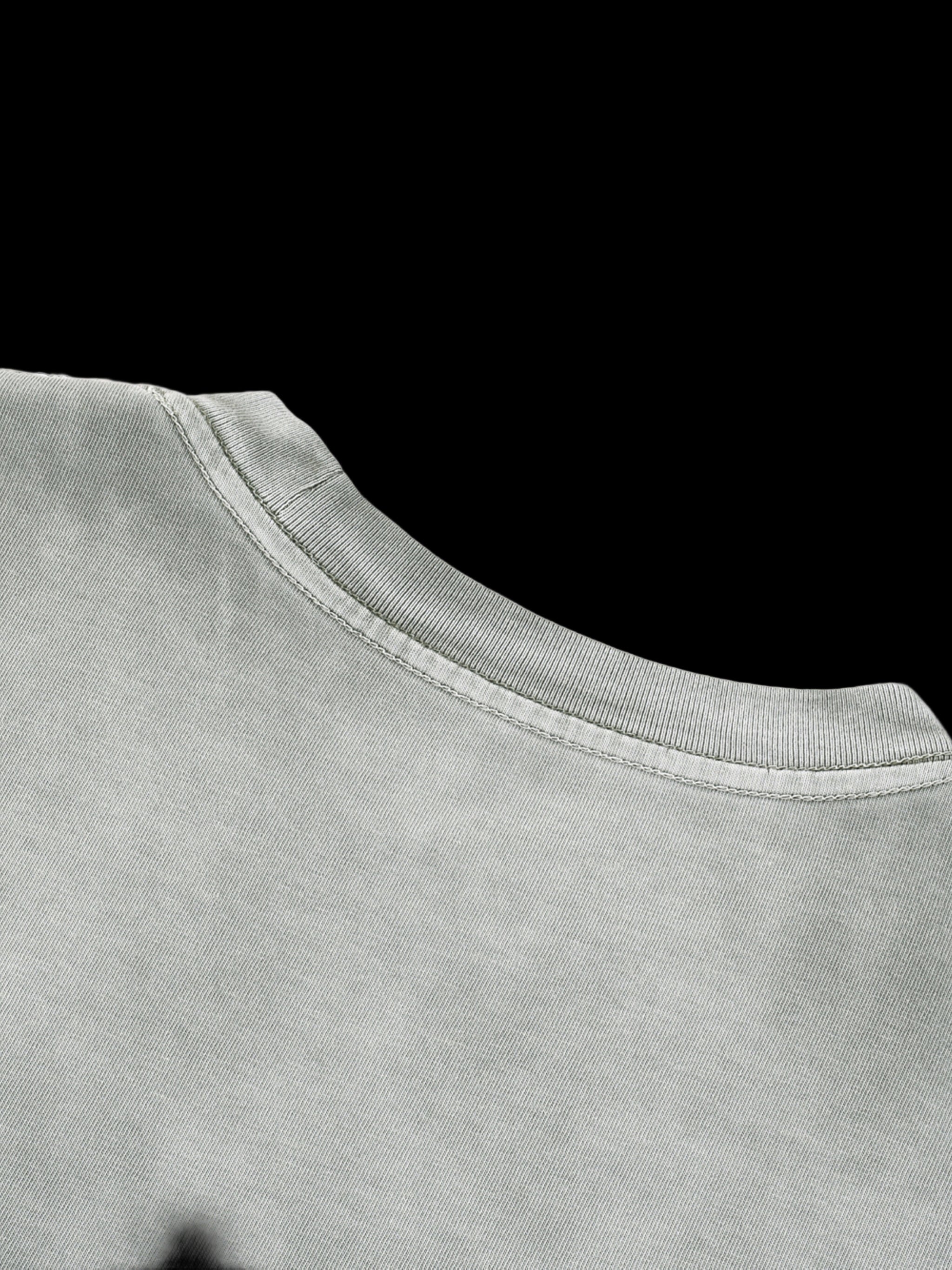 “I” Shape Gradient Washed T-Shirt