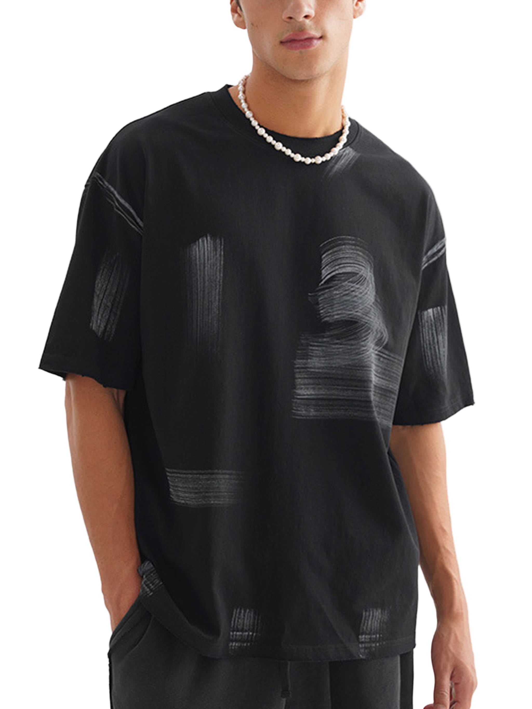 Hand Brushed Cotton T-Shirt