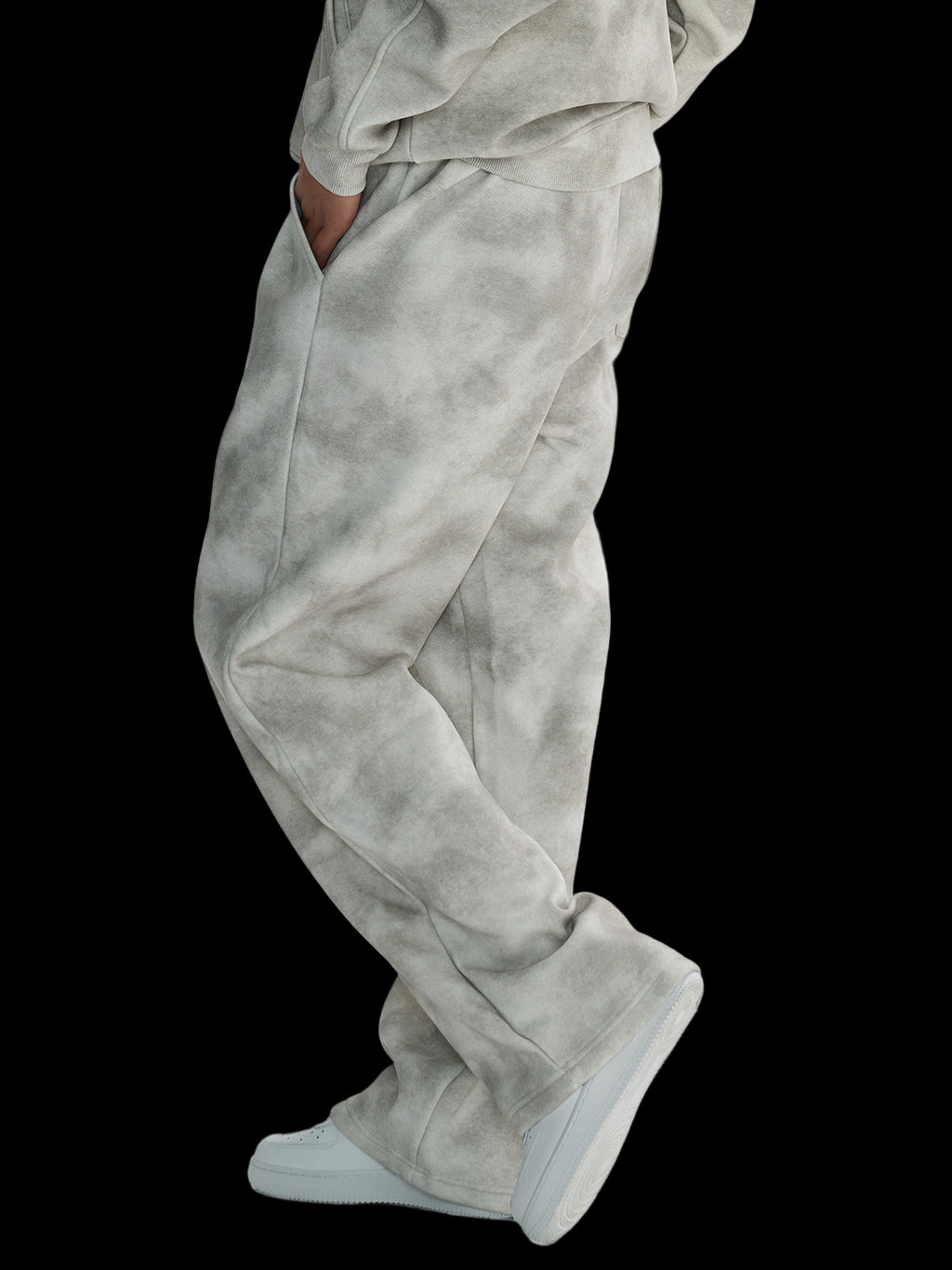 Dirty Washed Fleece Sweatpants
