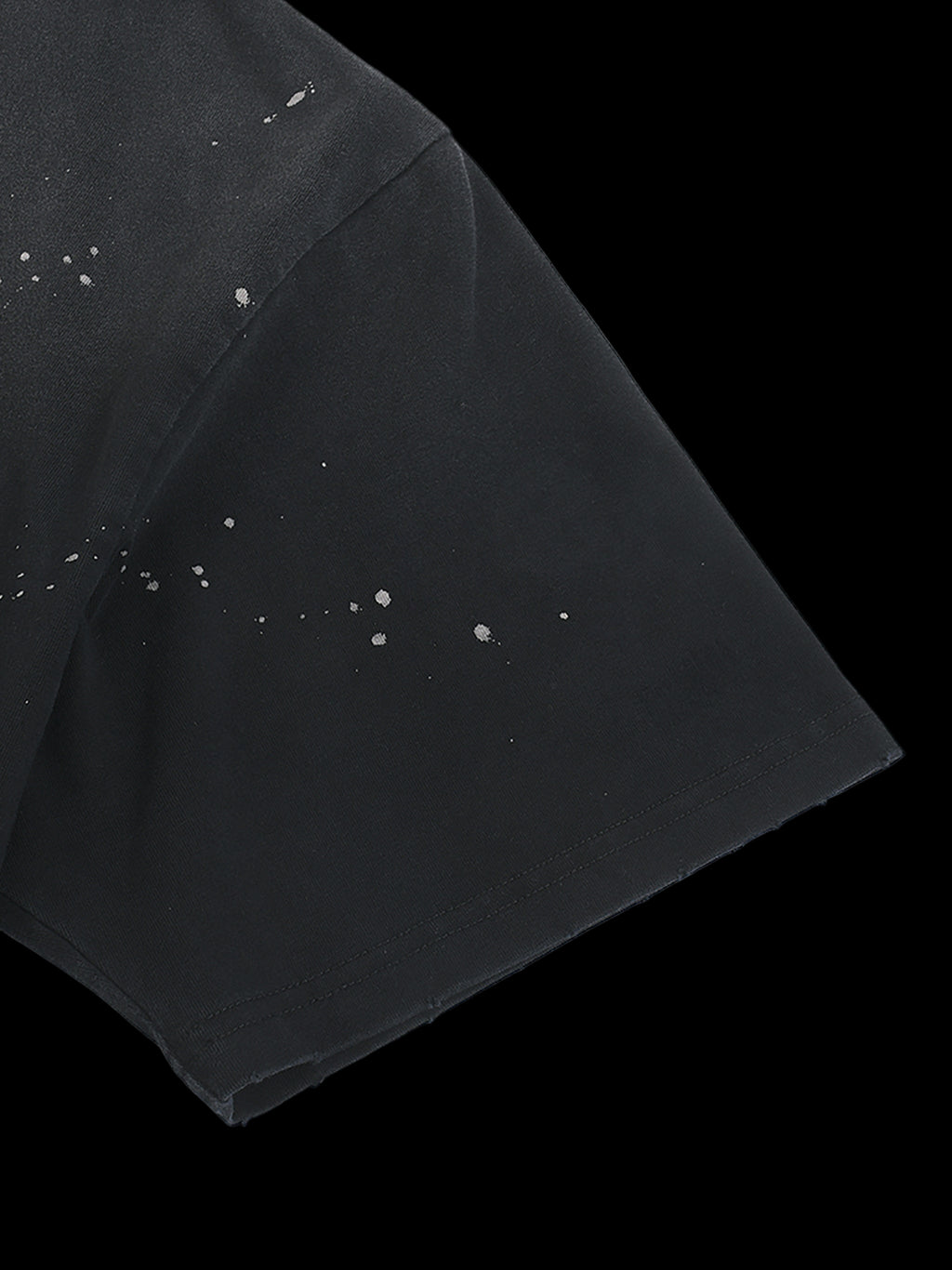 Hand-Frayed Sunfade Paint Splatter T-Shirt
