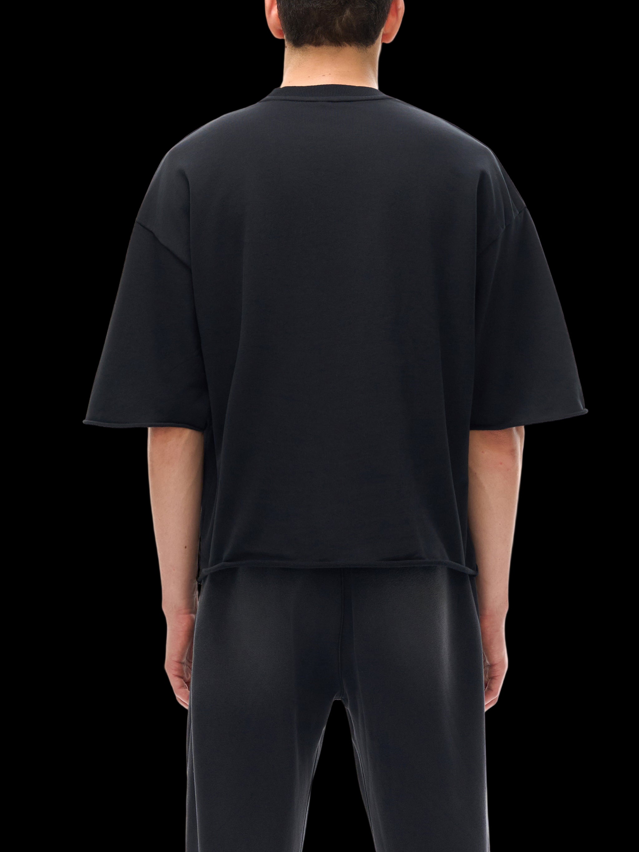 French Terry Raw Edge T-Shirt